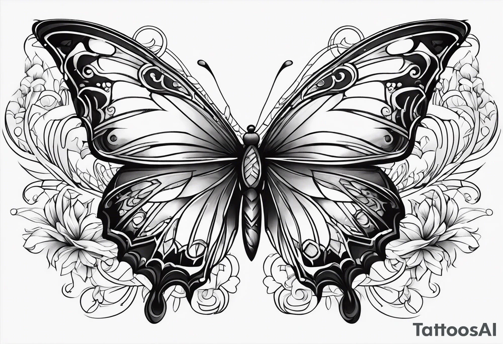 butterfly tattoo idea