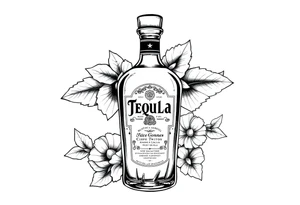 tequila, mexican tattoo idea