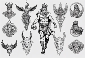 Norse god hermes tattoo idea