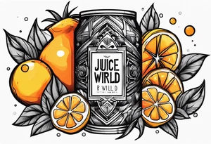 Juice wrld tattoo idea