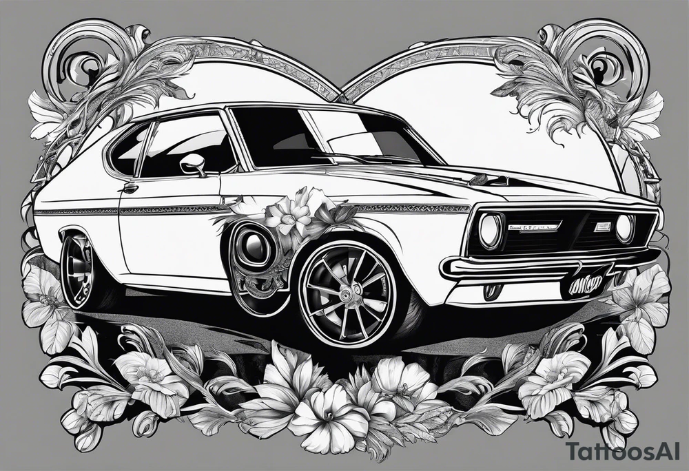 cars, snowboarding, huskie, money, rich tattoo idea