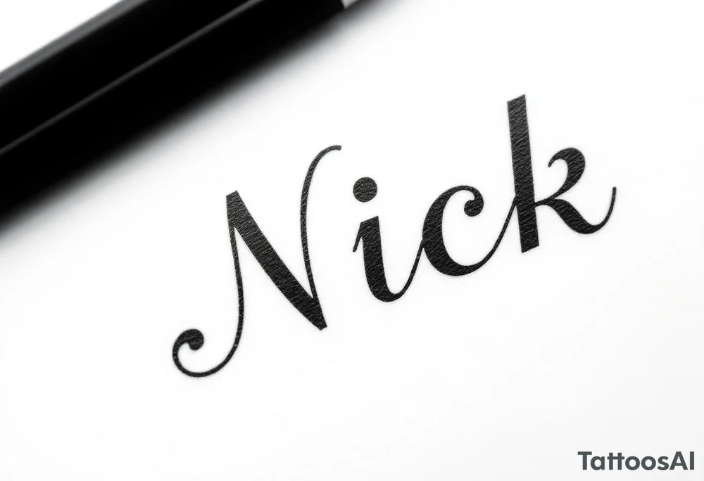 Nick tattoo idea