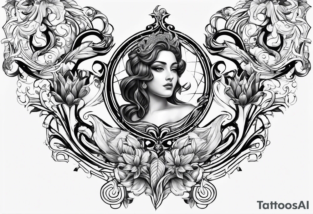 Gemini sign tattoo idea