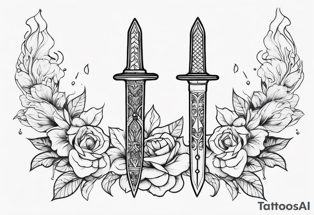 Dagger tattoo idea