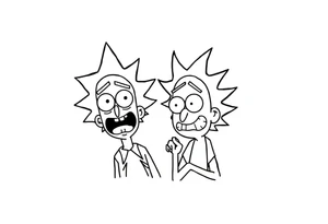 rick et morty tattoo idea