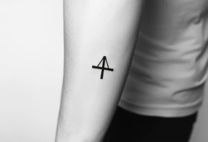 A small ; symbol tattoo idea