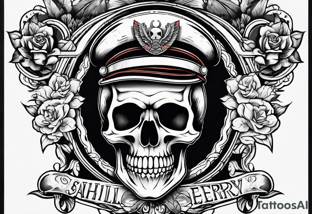 skull tattoo idea