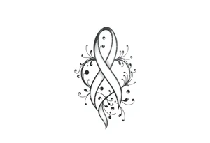 A mental health awareness tattoo for anxiety, depression and bipolar disorders tattoo idea