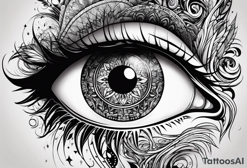 psychedelic

eye tattoo idea