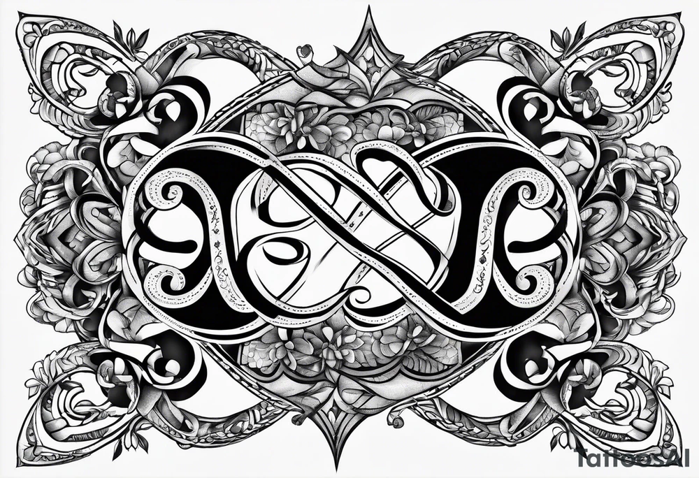 An infinity symbol with Proverbs 10:22 centered underneath. tattoo idea An infinity symbol with Proverbs 10:22 centered underneath. tattoo idea
