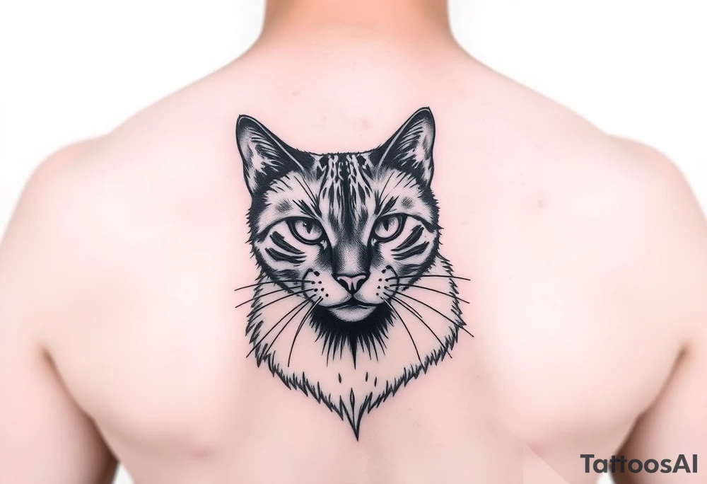 Black Cat tattoo idea