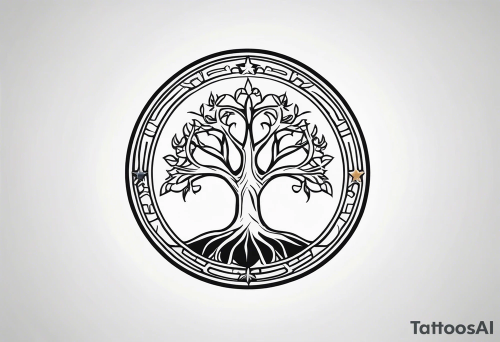 White tree of Gondor, star wars rebel symbol, doctor who tattoo idea