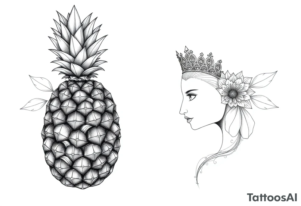 Pineapple,Pubic crown diamond vagina and anus tattoo idea Pineapple,Pubic crown diamond vagina and anus tattoo idea