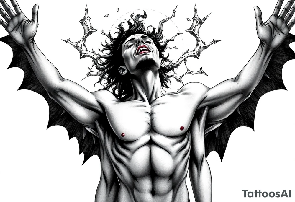 Reincarnation lust, naked men,mythology tattoo idea