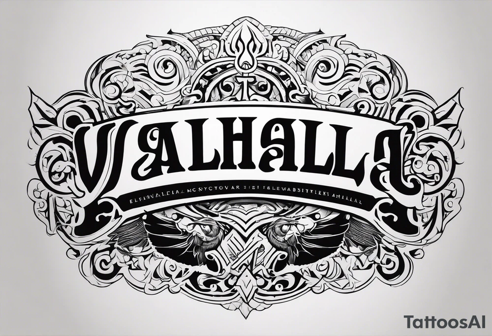 Valhalla tattoo idea