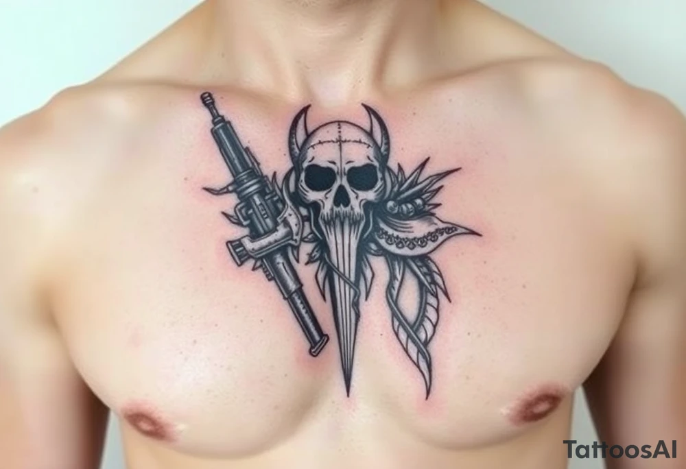 call of duty simon ghost riley tattoo idea