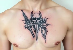 call of duty simon ghost riley tattoo idea