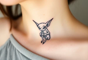 Tiny goblin tattoo idea