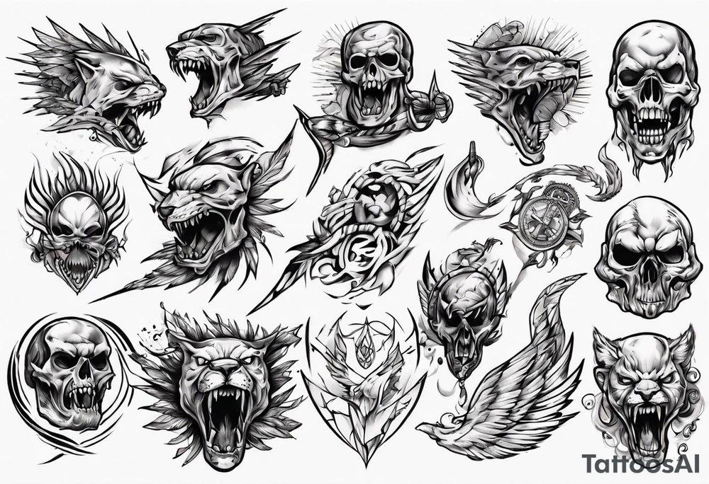 Running fast tattoo idea