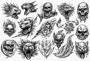 Running fast tattoo idea
