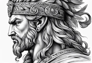 Zeus sleeve tattoo idea