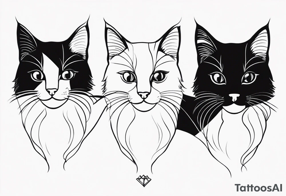 Gatinho irmaos ❤️ tattoo idea
