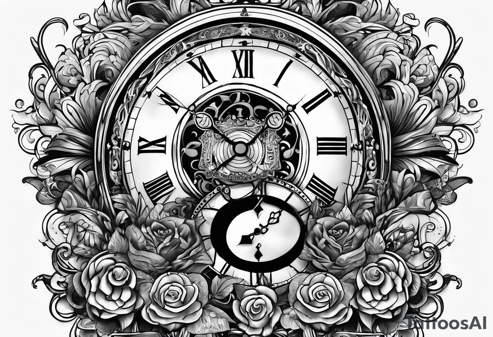 Time is money tattoo idea