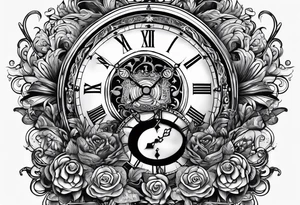 Time is money tattoo idea