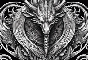 Dragon, uroboros tattoo idea