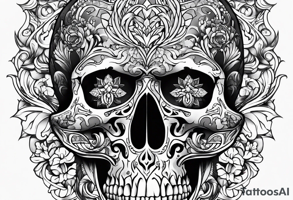 VOLONTÉ SKULL tattoo idea