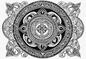 Armenian eternity symbol tattoo idea