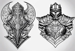 Armour tattoo idea