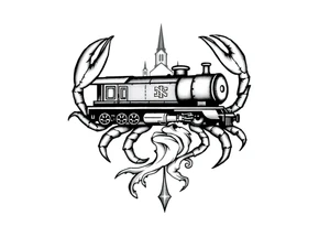 Hurricane, train, Phi Sigma Nu, Duke University Chapel, cancer zodiac tattoo idea