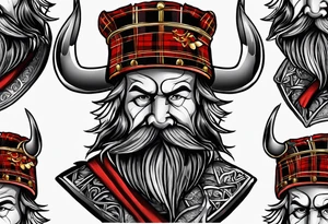 Scottish Highlander tattoo idea