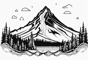 Mount Hood tattoo idea