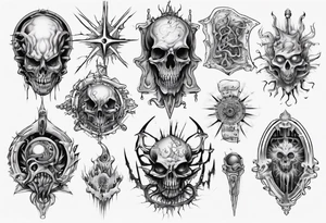 necronomicon tattoo tattoo idea