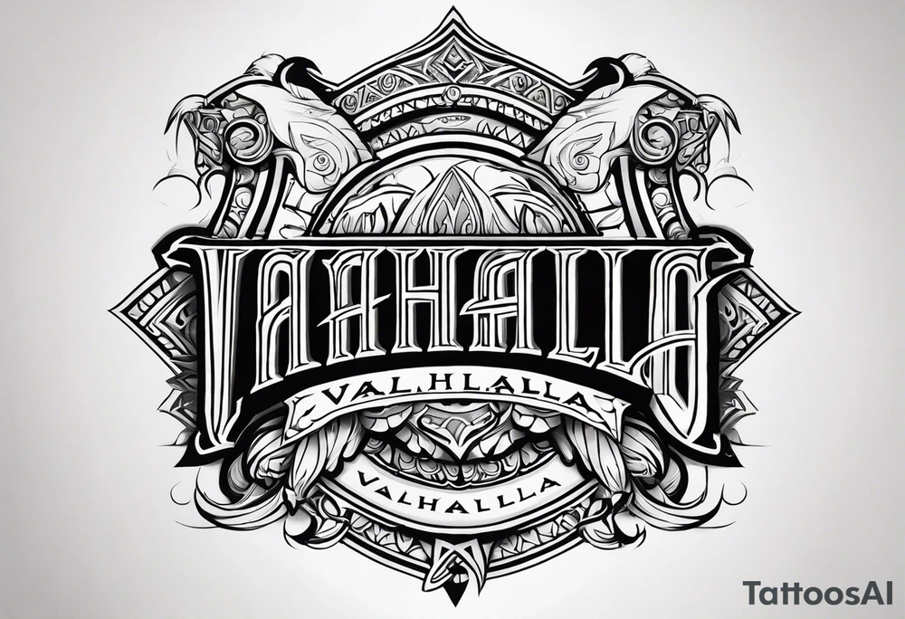 Valhalla tattoo idea