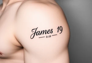 James 2:19 tattoo idea