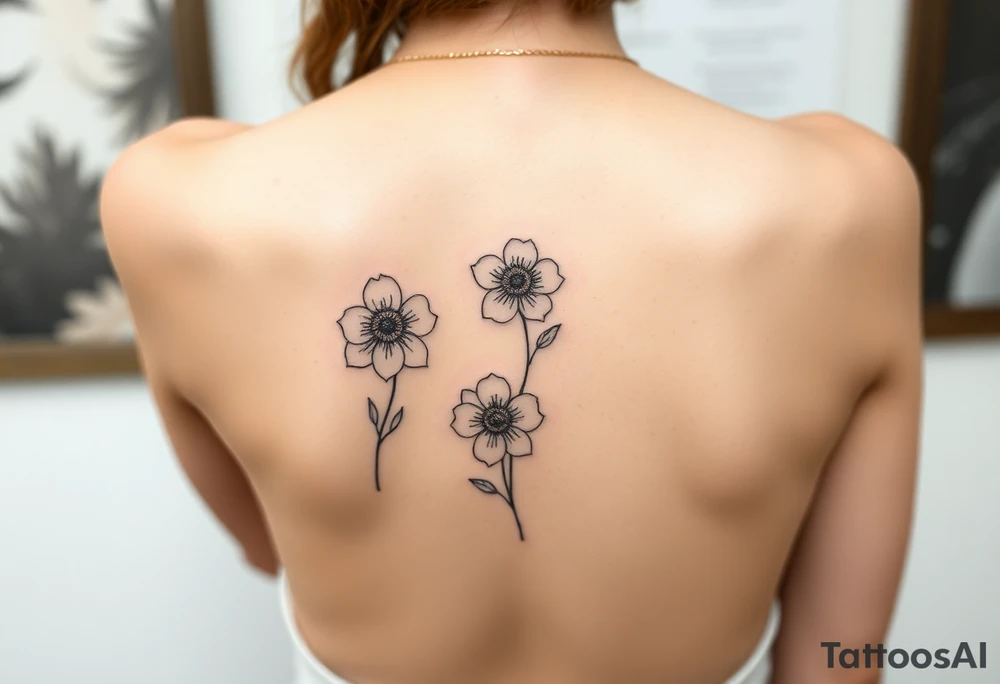 Flowers tattoo idea
