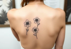 Flowers tattoo idea