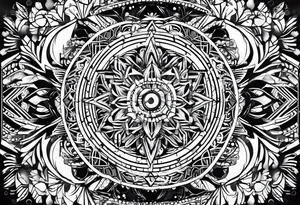 A symbol for someone who moves in stealth tattoo idea