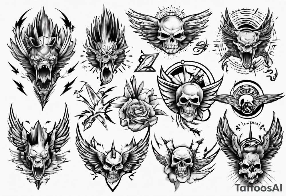 Running fast tattoo idea