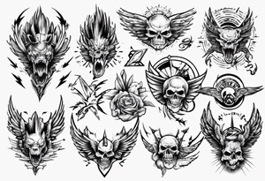 Running fast tattoo idea