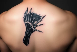 Edward scissorhands reflection off his scossorhands tattoo idea