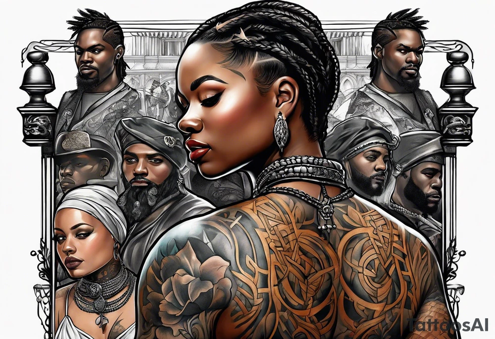 harriet tubbman setting slaves free tattoo idea