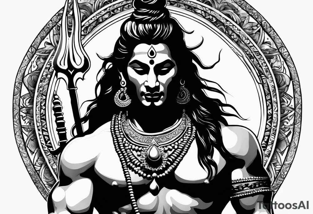 Lord shiva tattoo idea