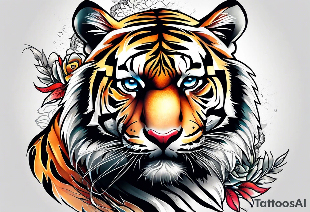 Tiger tattoo idea