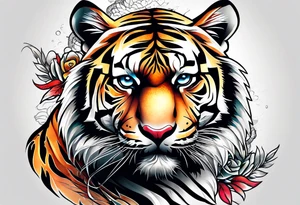 Tiger tattoo idea
