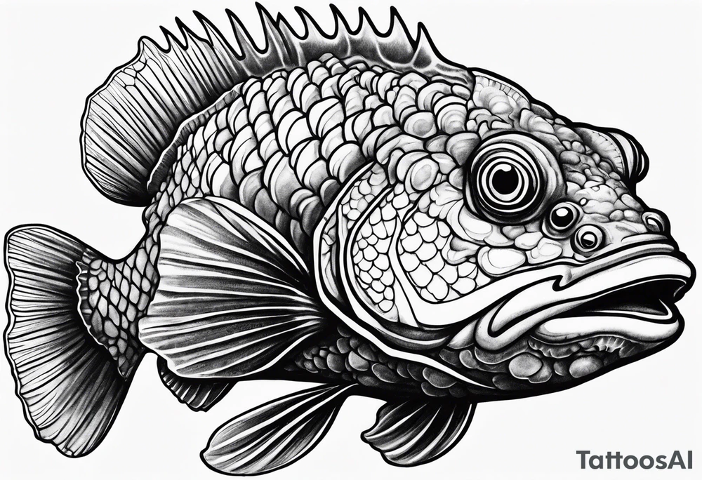stonefish tattoo idea