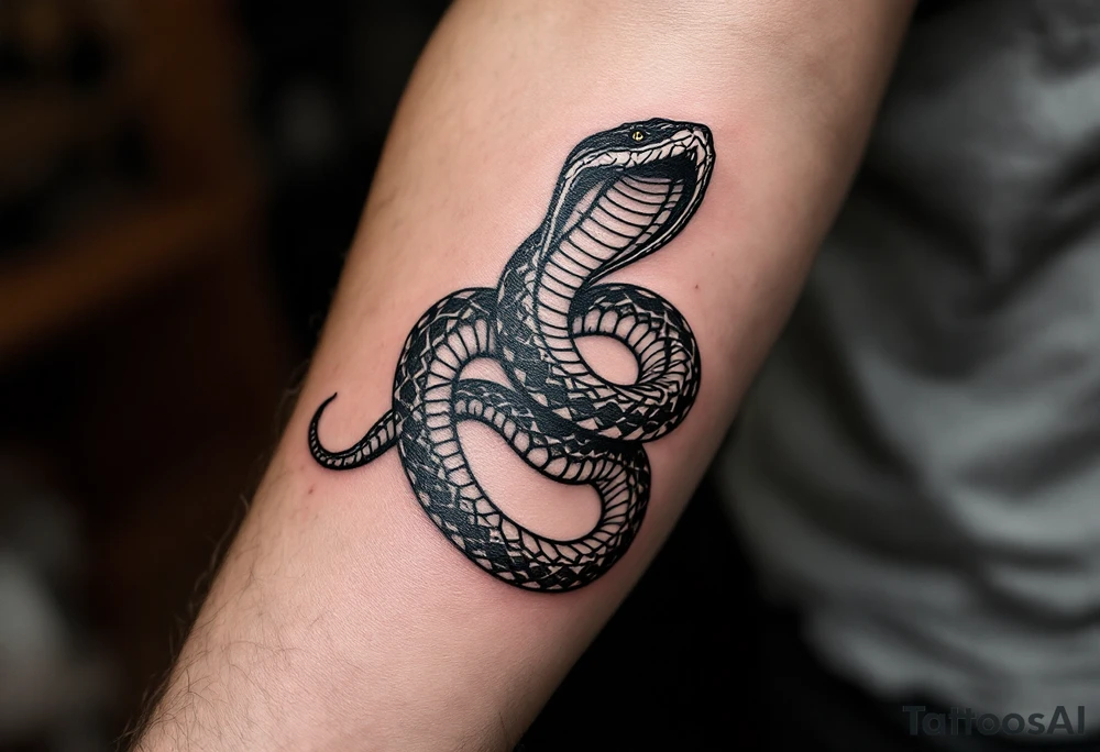 streetwear snake tattoo idea